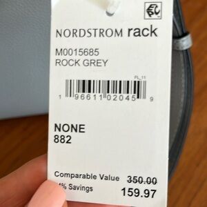 Marc Jacob’s small Grind Leather Tote - Rock Grey NWT